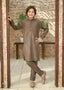 Tan Brown Kurta Trouser KT 132