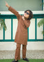 Camel Brown Kurta Trouser AH 068