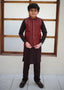 Rose Red Waistcoat Suit EW80