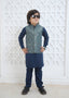 Moonlight Blue Waistcoat Suit -EW 87