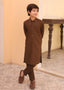 Caramel Shirt Collar Designing kurta trouser KT 44