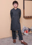 Charcoal Grey Kurta Trouser-AH 032