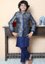 Blue And Golden Prince Coat Suit P27