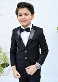 4pcs Sequence Black suit (Coat+Pant+Shirt+Bow) - SCP 007