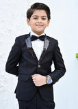 4pcs Sequence Black suit (Coat+Pant+Shirt+Bow) - SCP 007