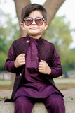 Maroon Waistcoat Suit - WKS 017