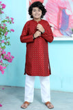 Brick Red kurta trouser KT 97