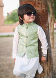 Pistachio Waistcoat Suit EW54
