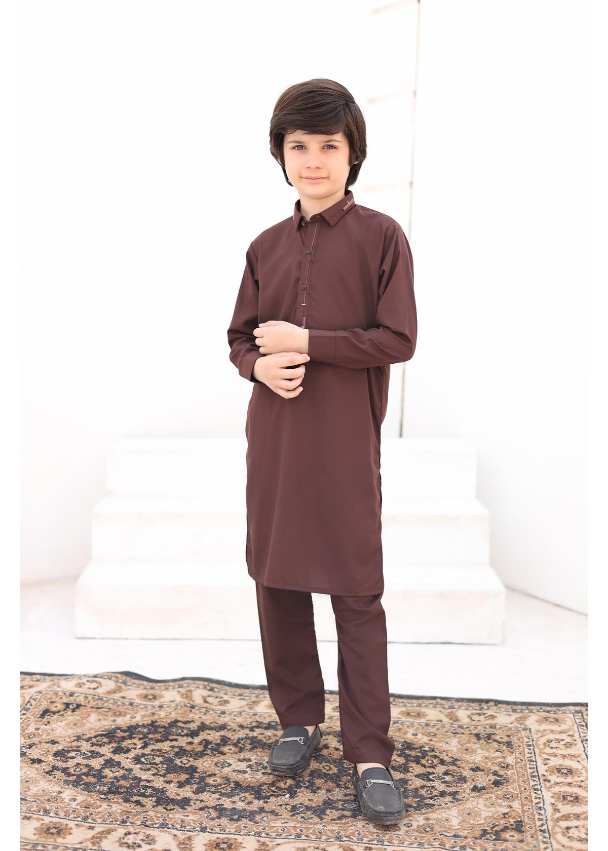 Pecan Brown Kurta Trouser KT - 01 Main image