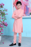 Peach Pink chicken Kurta Trouser - CK 007