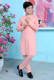 Peach Pink chicken Kurta Trouser - CK 007