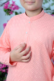 Peach Pink chicken Kurta Trouser - CK 007