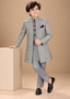 Dark Grey Sherwani With Kurta Set - S105