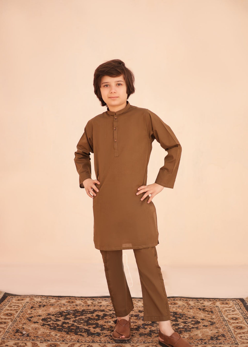 Russet Brown Kurta Trouser KT 29