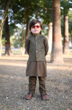 Dark Brown Waistcoat Suit EW35