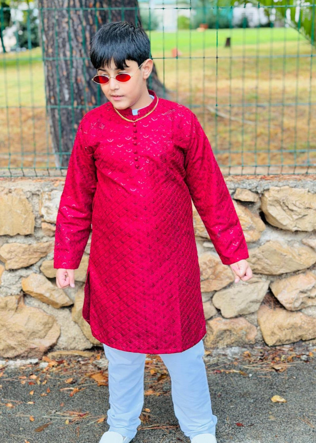 Spicy Red Kurta KT 112