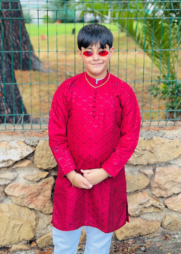 Spicy Red Kurta KT 112