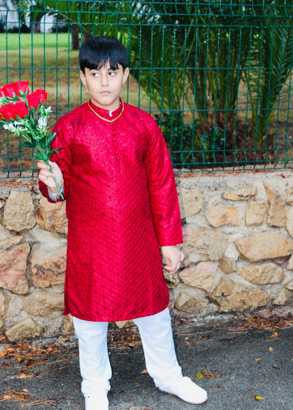 Spicy Red Kurta KT 112
