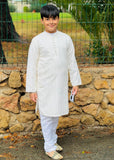 White Kurta KT 116