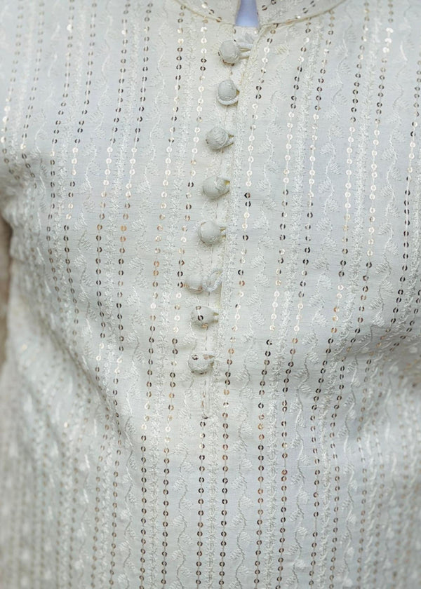White Kurta KT 116