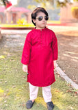 Burnt Red Kurta KT 111