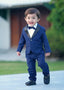 4pcs Sequence Blue suit (Coat+Pant+Shirt+Bow) - SCP 008