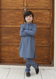 Cool Grey chicken Kurta Trouser - KE 036