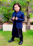 Royal blue Prince coat suit - P8