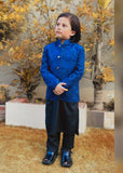 Royal blue Prince coat suit - P8