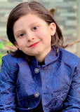 Royal blue Prince coat suit - P8