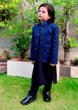 Royal blue Prince coat suit - P8