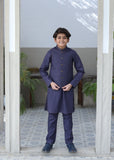 Lavender Grey Waistcoat Suit-AHW-037
