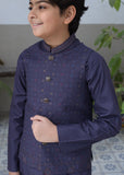Lavender Grey Waistcoat Suit-AHW-037
