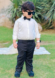 3Pieces Black Set (Shirt + Pant + Bow)