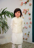 Off White Waistcoat Suit EW 63