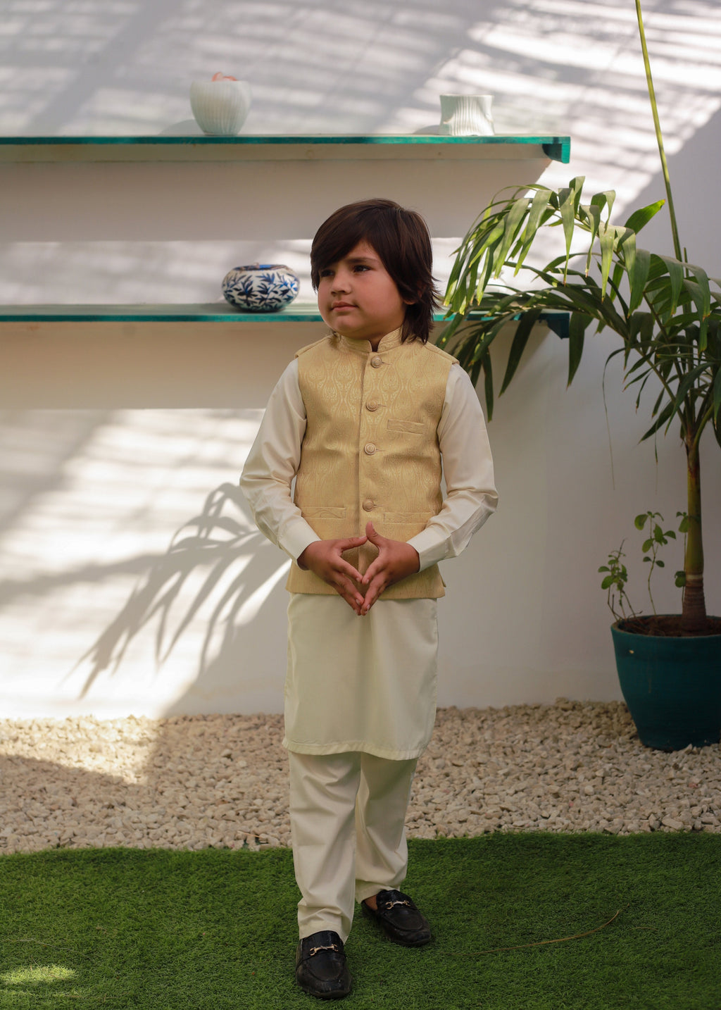 ButterCream Waistcoat Suit EW 65