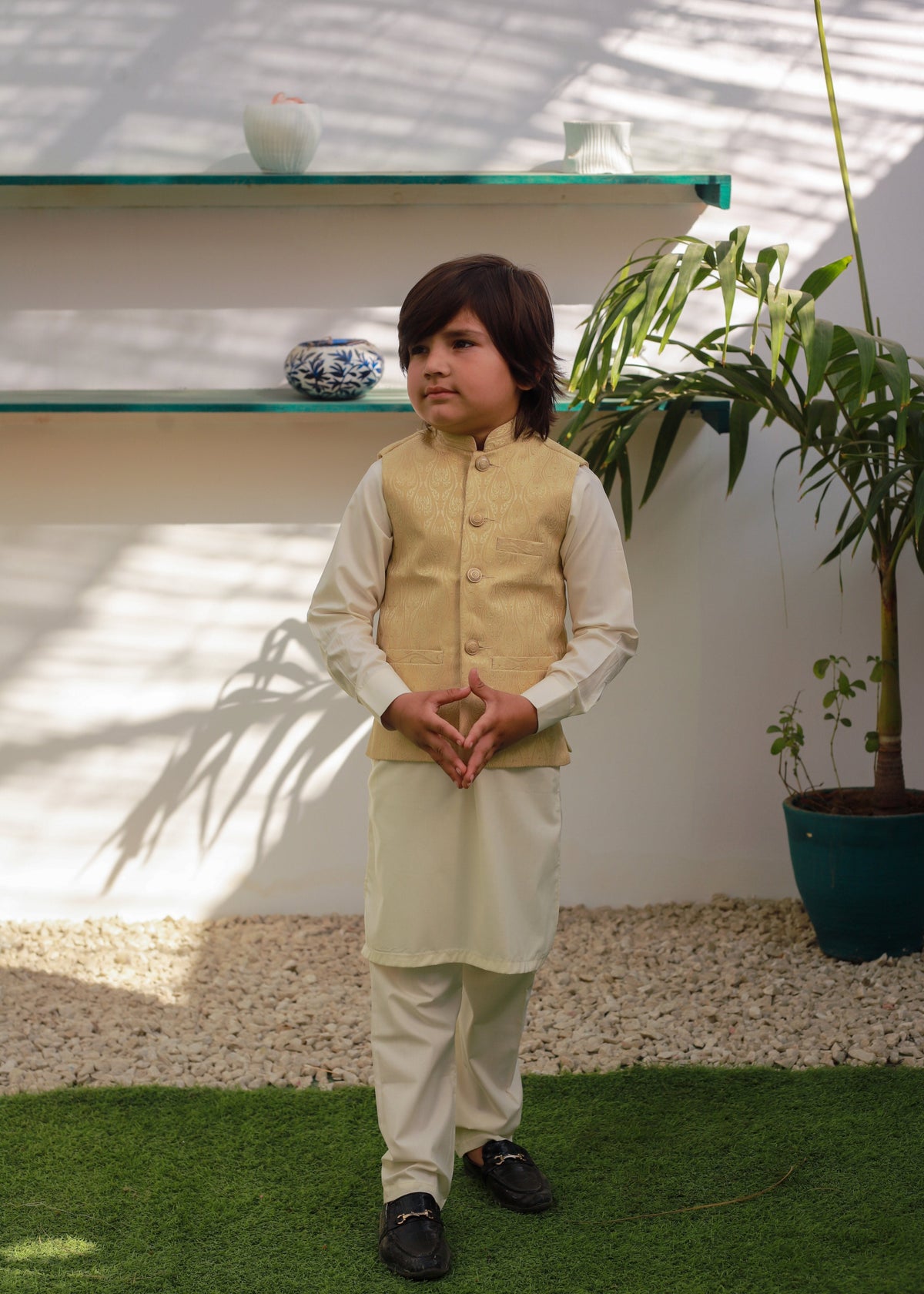 ButterCream Waistcoat Suit EW 65