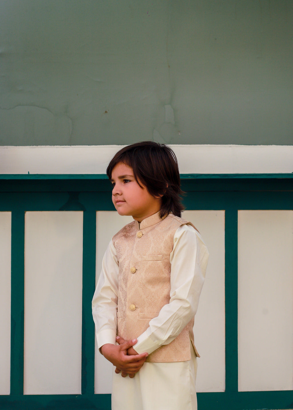 Melon Pink Waistcoat Suit EW 66