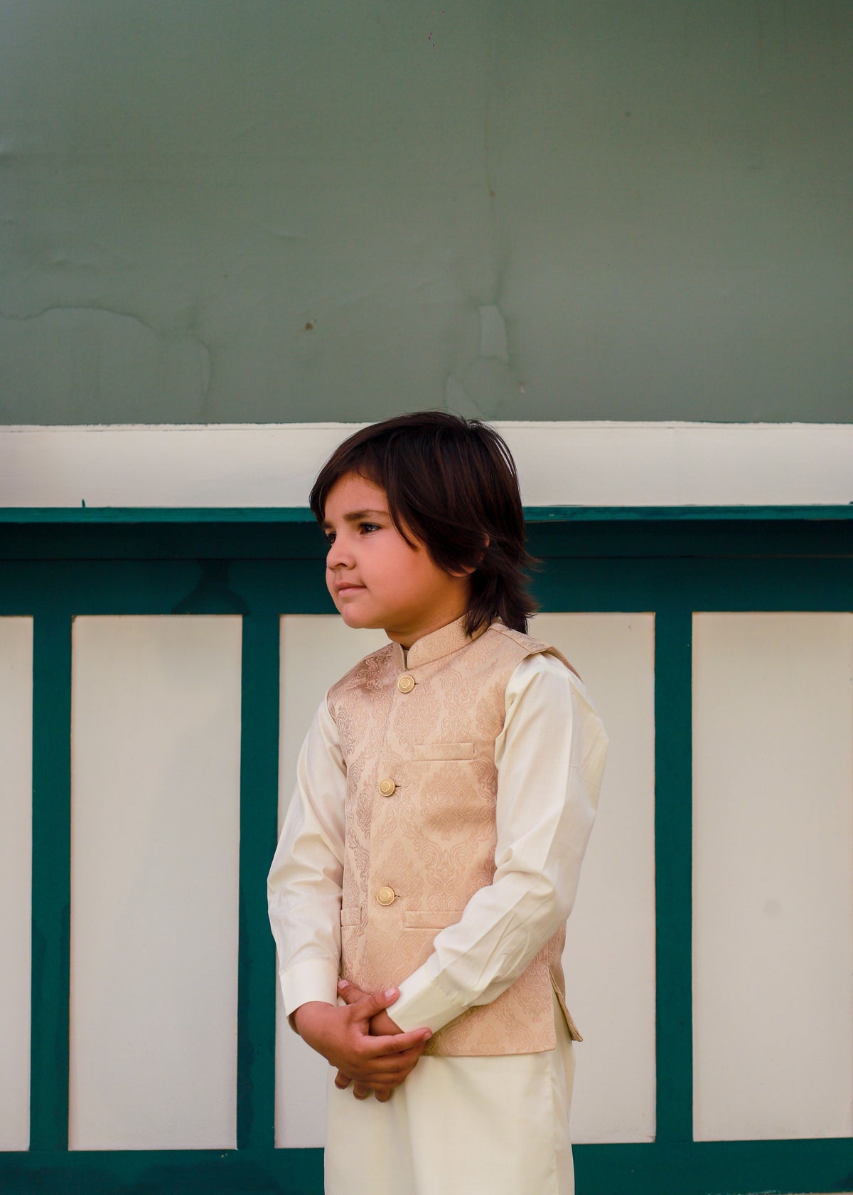 Melon Pink Waistcoat Suit EW 66