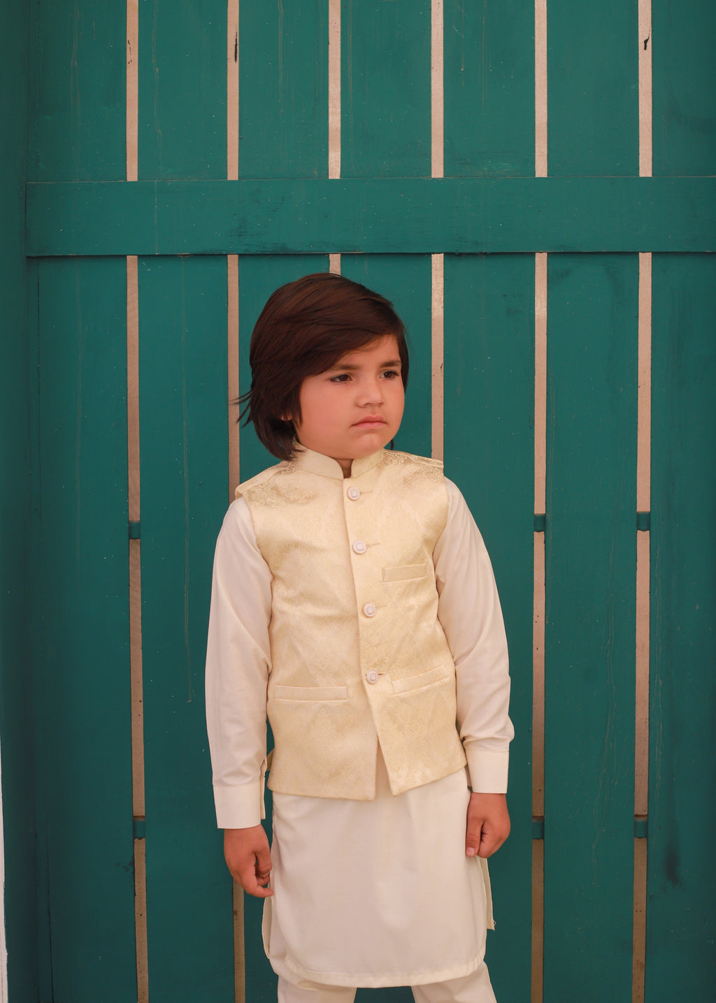 Melon Pink Waistcoat Suit EW 66