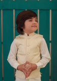 Cream White Waistcoat Suit EW 67