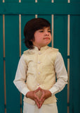 Cream White Waistcoat Suit EW 67