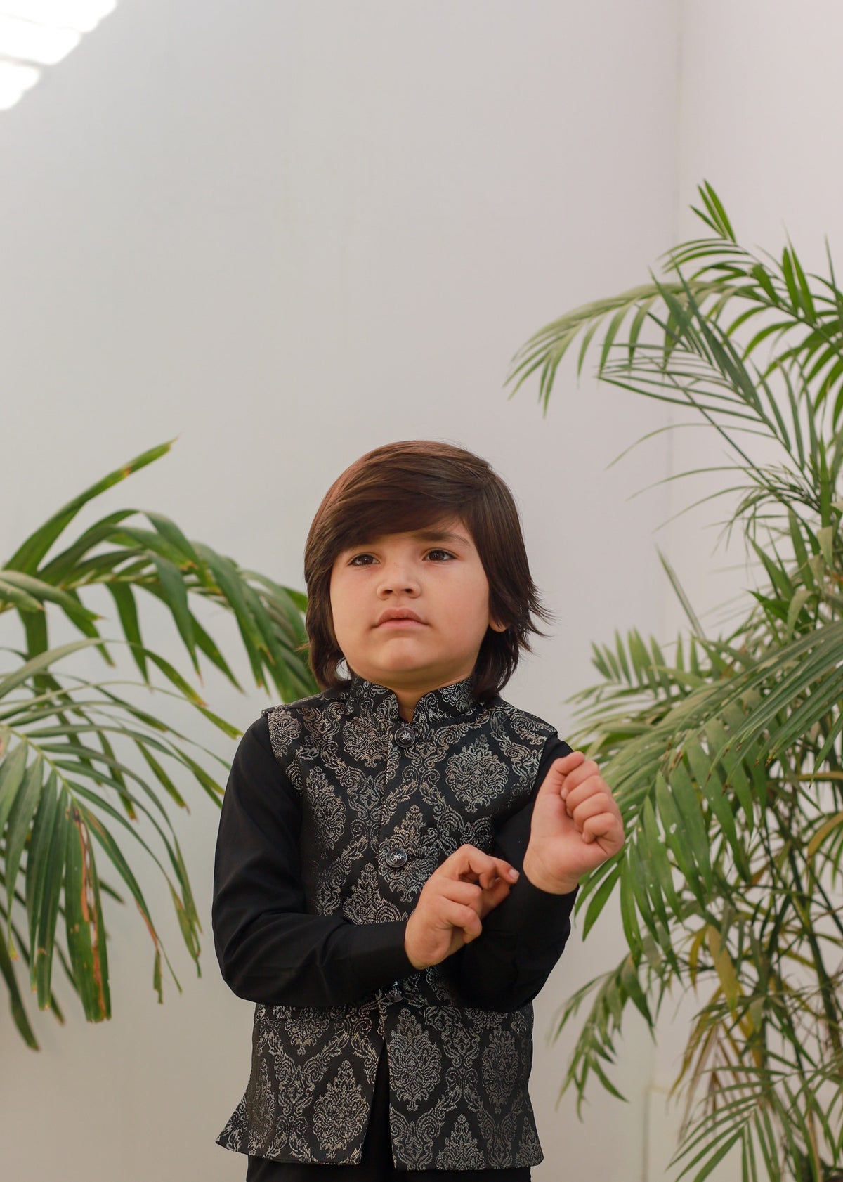 Black Waistcoat Suit EW 68