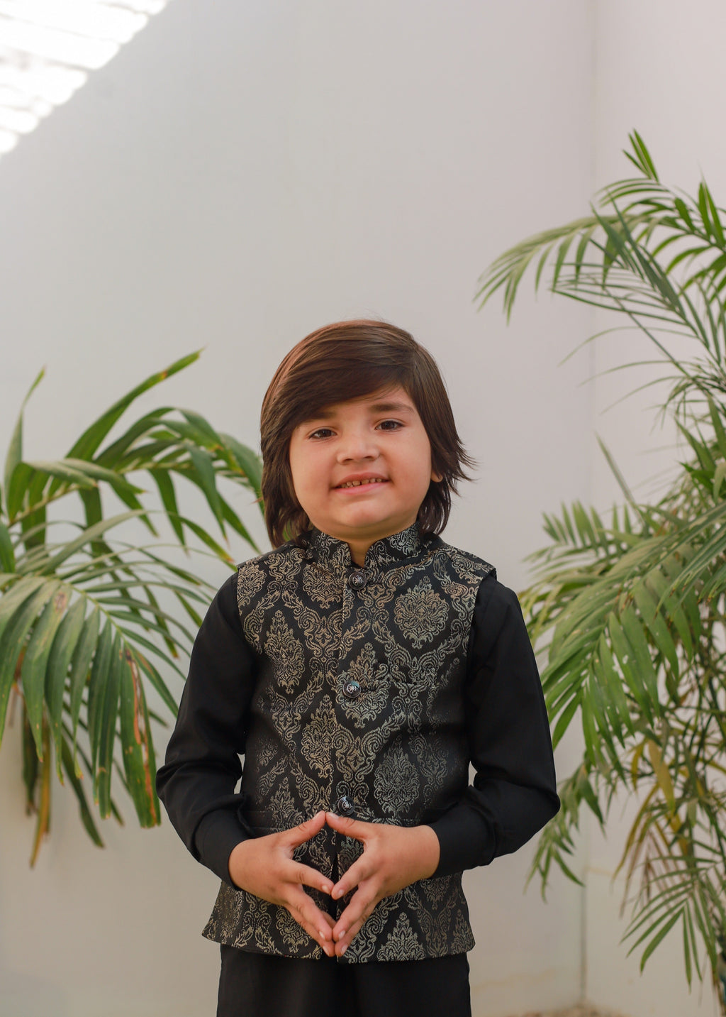 Black Waistcoat Suit EW 68