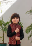 Maroon Waistcoat Suit EW 69
