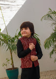 Maroon Waistcoat Suit EW 69
