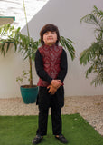 Maroon Waistcoat Suit EW 69