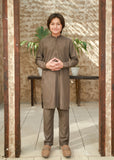 Tan Brown Kurta Trouser KT 132