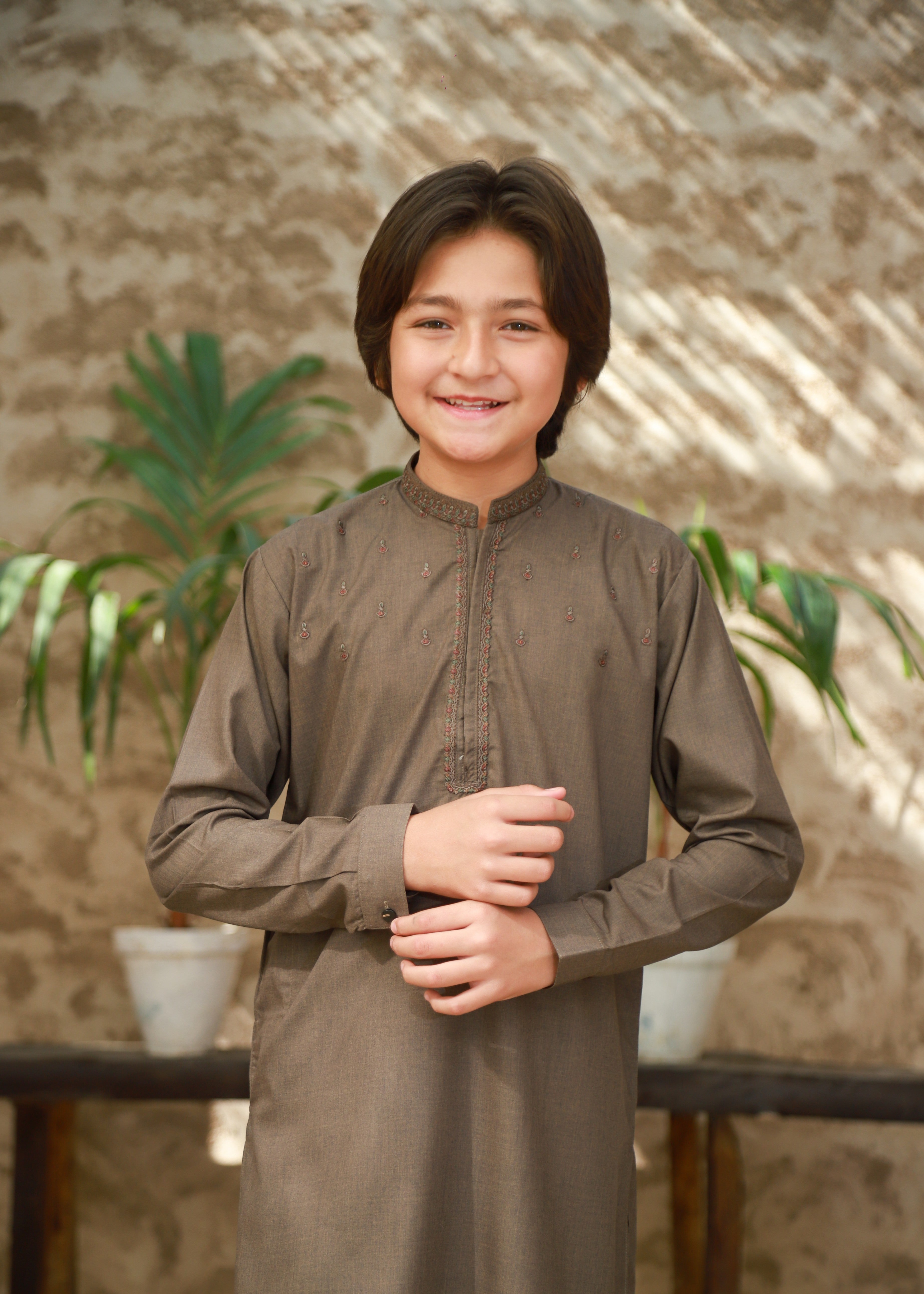 Tan Brown Kurta Trouser KT 132 Secondary image