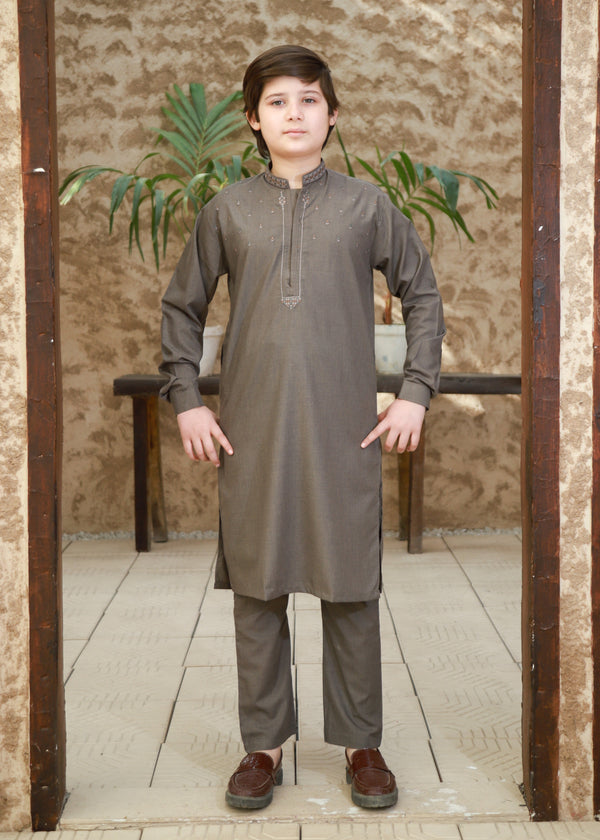 Almond Brown Kurta Trouser KT 135